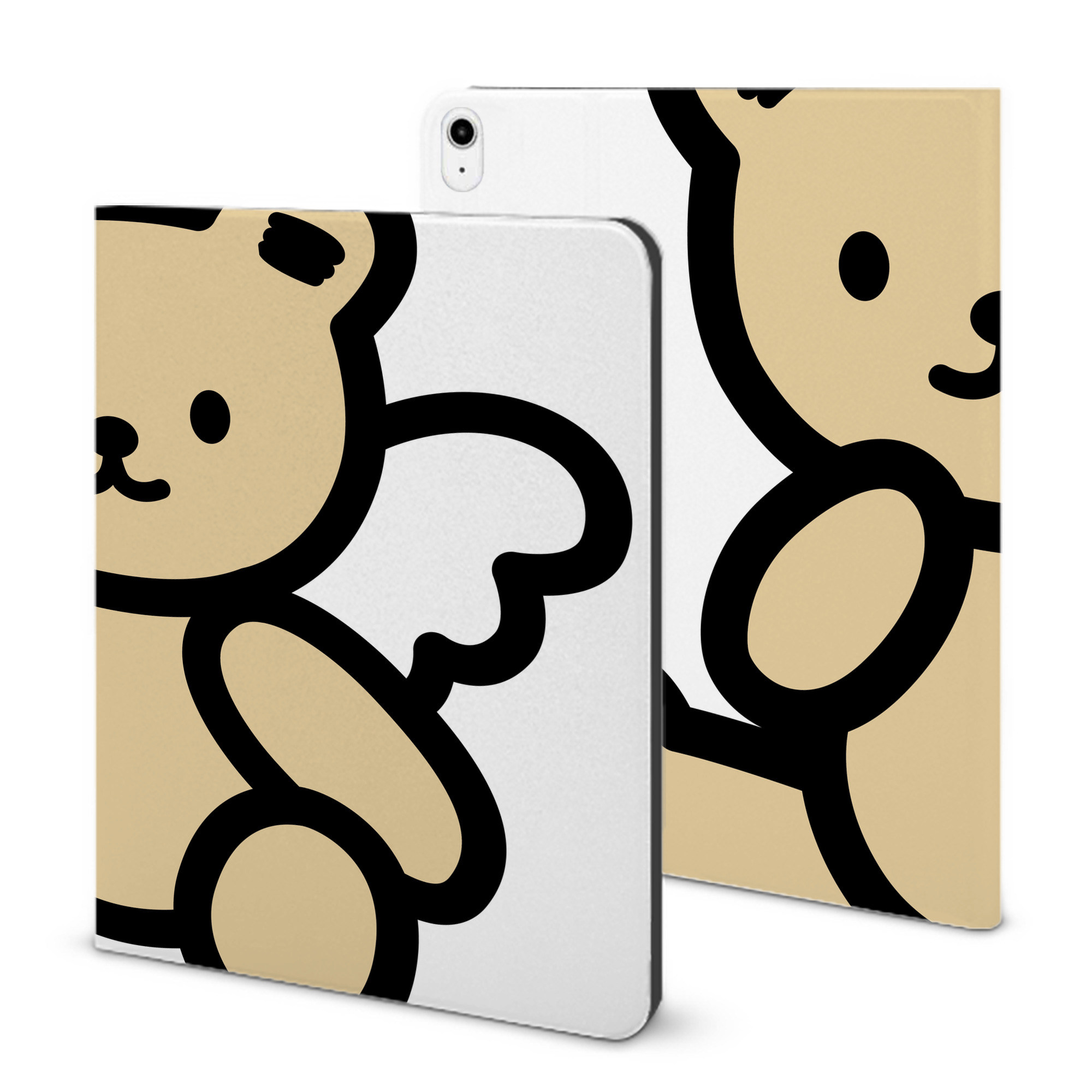 （画像用） Hello Kitty ハローキティ IPadケース ペンホルダー付き ブックスタイルデザイン